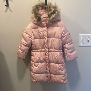 Pink Baby Gap coat for girls.